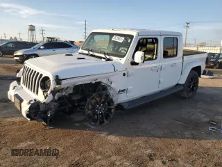 2022 Jeep Gladiator Overland with VIN 1C6HJTFG1NL122157, listed as a Copart auction lot 85239324 with 62,396 mi miles and Salvage title. Bid and sale history available at DreamBid. Image 1.