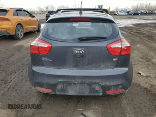 2015 Kia Rio LX with VIN KNADM5A31F6981115, listed as a Copart auction lot 49988525 with 195,373 mi miles and Salvage Title. Bid and sale history available at carsss.com. Image 6.