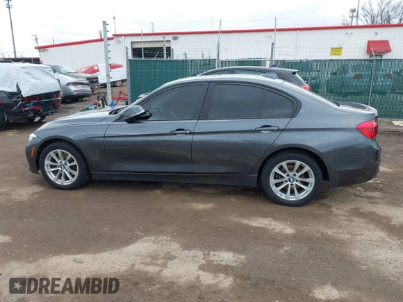 2018 BMW 3 Series 320i xDrive with VIN WBA8E5G53JNV02912, listed as a IAAI auction lot 41728125 with 108,916 mi miles. Bid and sale history available at carsss.com. Image 14.