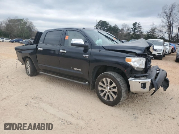 2017 Toyota Tundra Limited z VIN 5TFHW5F10HX606254, wystawiony jako Copart lot #49882695 z przebiegiem Nie podano mil oraz Szkoda całkowita • Salvage title. Historia ofert i sprzedaży dostępna na DreamBid. Obrazek 4.