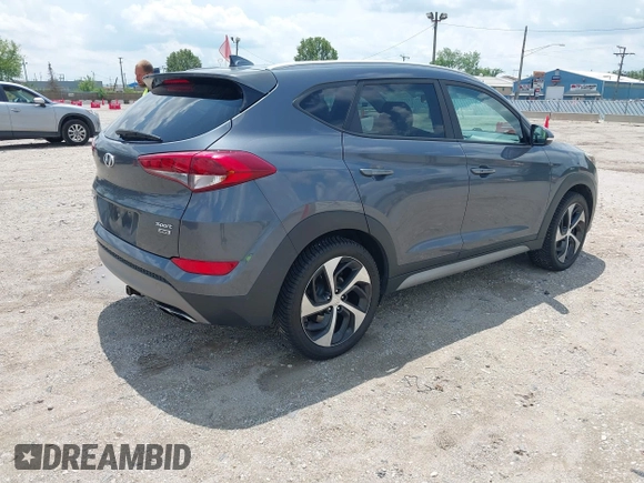 2018 Hyundai Tucson Sport z VIN KM8J3CAL9JU752050, wystawiony jako IAAI lot #42558721 z przebiegiem 173 974 mil mil oraz . Historia ofert i sprzedaży dostępna na DreamBid. Obrazek 4.