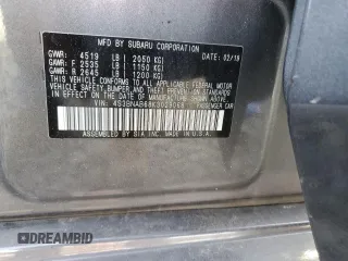 2019 Subaru Legacy with VIN 4S3BNAB68K3029068, listed as a Copart auction lot 41943403 with 39,119 mi miles. Bid and sale history available at carsss.com. Image 13.