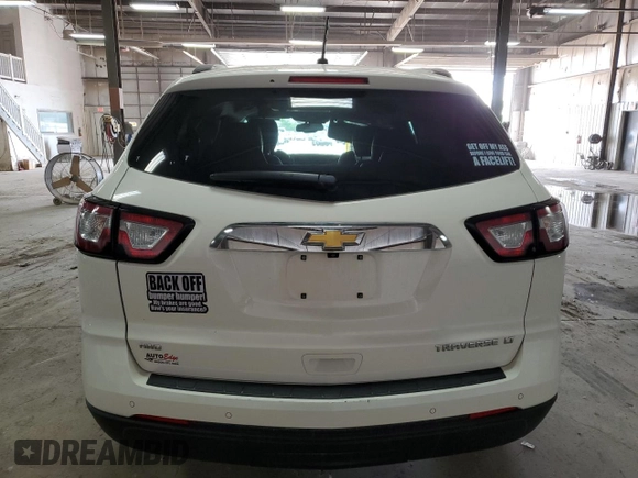 2015 Chevrolet Traverse LT with VIN 1GNKVHKD3FJ266597, listed as a Copart auction lot 58767925 with 125,001 mi miles and Salvage title. Bid and sale history available at DreamBid. Image 6.