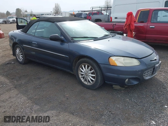 2002 Chrysler Sebring LXi with VIN 1C3EL55R02N173898, listed as a IAAI auction lot 41997688 with 176,870 mi miles and . Bid and sale history available at DreamBid. Image 1.