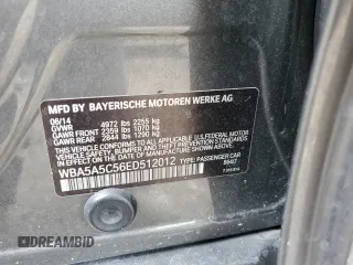 2014 BMW 5 Series 528i z VIN WBA5A5C56ED512012, wystawiony jako Copart lot #54426355 z przebiegiem 101 531 mil mil oraz Szkoda całkowita • Salvage title. Historia ofert i sprzedaży dostępna na DreamBid. Obrazek 13.