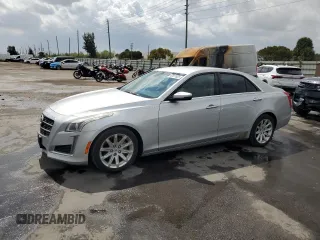 2014 Cadillac CTS Sedan RWD with VIN 1G6AP5SX1E0171227, listed as a Copart auction lot 47871625 with 123,226 mi miles and Clean Title. Bid and sale history available at carsss.com. Image 1.