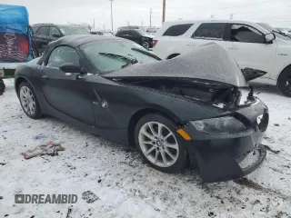 2006 BMW Z4 3.0i with VIN 4USBU33526LW69362, listed as a Copart auction lot 42297725 with 0 mi miles and Clean Title. Bid and sale history available at carsss.com. Image 4.
