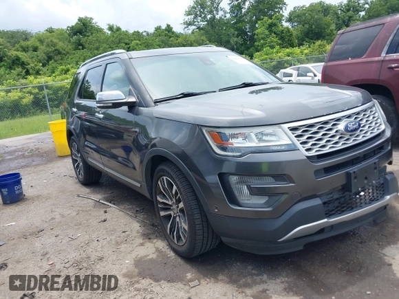 2016 Ford Explorer Platinum z VIN 1FM5K8HT2GGD04330, wystawiony jako IAAI lot #42462634 z przebiegiem 167 468 mil mil oraz . Historia ofert i sprzedaży dostępna na DreamBid. Obrazek 1.