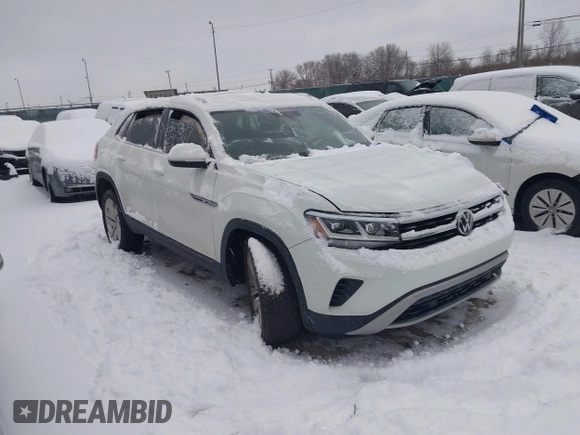 2020 Volkswagen Atlas SE with VIN 1V21E2CA8LC209865, listed as a IAAI auction lot 41245990 with 53,239 mi miles and . Bid and sale history available at DreamBid. Image 1.