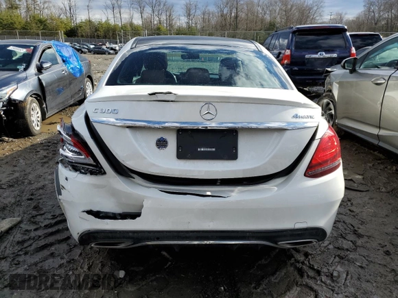 2021 Mercedes-Benz C 300 with VIN W1KWF8EBXMR647806, listed as a Copart auction lot 88028765 with 13,326 mi miles and Non Repairable. Bid and sale history available at carsss.com. Image 6.