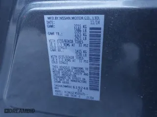 2015 Nissan Pathfinder Platinum with VIN 5N1AR2MM9FC619248, listed as a IAAI auction lot 41818038 with 128,071 mi miles. Bid and sale history available at carsss.com. Image 9.