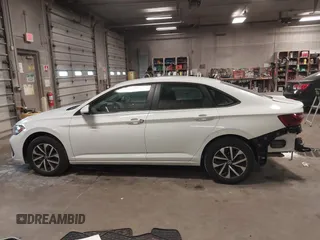 2024 Volkswagen Jetta S with VIN 3VW5M7BU9RM071109, listed as a IAAI auction lot 41517014 with 4,523 mi miles and . Bid and sale history available at DreamBid. Image 14.