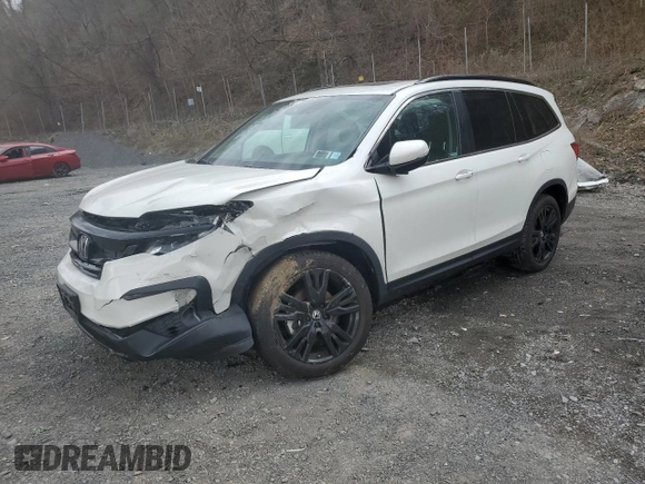 2022 Honda Pilot Special Edition with VIN 5FNYF6H2XNB052478, listed as a Copart auction lot 53262045 with 61,461 mi miles and Salvage Title. Bid and sale history available at carsss.com. Image 1.