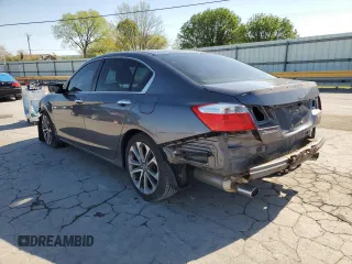 2014 Honda Accord Sedan Sport with VIN 1HGCR2F51EA178956, listed as a Copart auction lot 53116995 with 106,687 mi miles and Salvage Title. Bid and sale history available at carsss.com. Image 2.