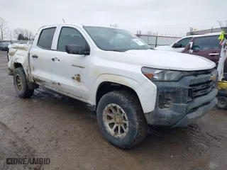 2023 Chevrolet Colorado 4WD Work Truck with VIN 1GCGTBEC7P1268939, listed as a IAAI auction lot 41466813 with 31,329 mi miles. Bid and sale history available at carsss.com. Image 1.