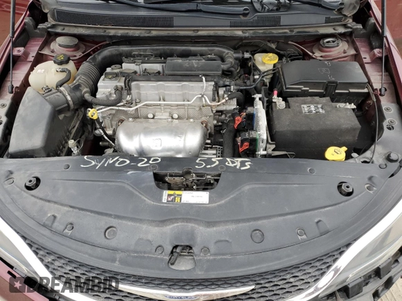 2016 Chrysler 200 LX with VIN 1C3CCCFB5GN182424, listed as a Copart auction lot 48893475 with 69,302 mi miles and Salvage Title. Bid and sale history available at carsss.com. Image 11.