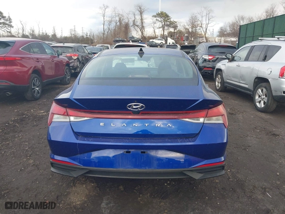 2021 Hyundai Elantra SEL with VIN 5NPLM4AG8MH032708, listed as a IAAI auction lot 41460624 with 51,122 mi miles. Bid and sale history available at carsss.com. Image 17.