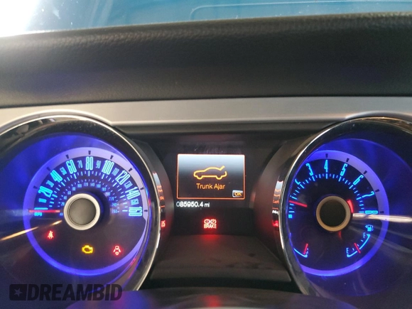 2013 Ford Mustang GT with VIN 1ZVBP8CF1D5215654, listed as a Copart auction lot 49056145 with 85,950 mi miles and Salvage Title. Bid and sale history available at carsss.com. Image 9.