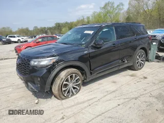 2025 Ford Explorer ST-Line z VIN 1FMUK8KH5SGB54450, wystawiony jako Copart lot #55024745 z przebiegiem 373 mil mil oraz Szkoda całkowita • Salvage title. Historia ofert i sprzedaży dostępna na DreamBid. Obrazek 1.