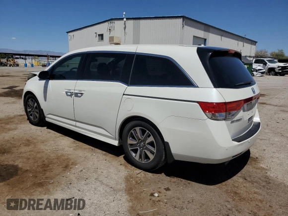 2015 Honda Odyssey Touring Elite z VIN 5FNRL5H91FB053430, wystawiony jako Copart lot #55276315 z przebiegiem 96 667 mil mil oraz Szkoda całkowita • Salvage title. Historia ofert i sprzedaży dostępna na DreamBid. Obrazek 2.