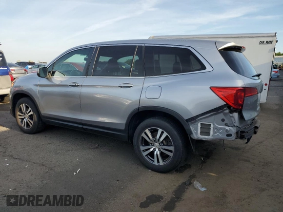 2016 Honda Pilot EX-L with VIN 5FNYF6H50GB028154, listed as a Copart auction lot 56675655 with 154,996 mi miles and Salvage Title. Bid and sale history available at DreamBid. Image 2.