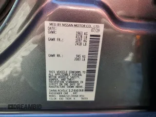 2020 Nissan Altima 2.5 SR with VIN 1N4BL4CV5LC126698, listed as a Copart auction lot 43701875 with 100,208 mi miles and Non Repairable. Bid and sale history available at carsss.com. Image 13.