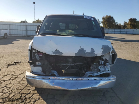 2012 Chevrolet Express Passenger 1LT with VIN 1GAZG1FA6C1128811, listed as a Copart auction lot 89376155 with 165,888 mi miles and Salvage Title. Bid and sale history available at carsss.com. Image 5.