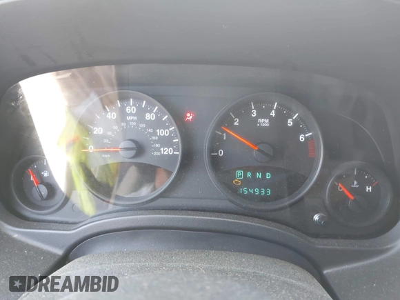 2012 Jeep Compass Sport with VIN 1C4NJCBB3CD503683, listed as a IAAI auction lot 42074897 with 154,933 mi miles. Bid and sale history available at carsss.com. Image 7.