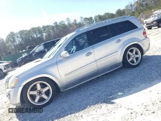 2008 Mercedes-Benz GL-Class 5.5L with VIN 4JGBF86EX8A404563, listed as a Copart auction lot 46257135 with 0 mi miles and Clean Title. Bid and sale history available at carsss.com. Image 1.