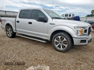2019 Ford F-150 XL with VIN 1FTEW1C54KKF26298, listed as a Copart auction lot 62091785 with 108,889 mi miles and Salvage title. Bid and sale history available at DreamBid. Image 4.
