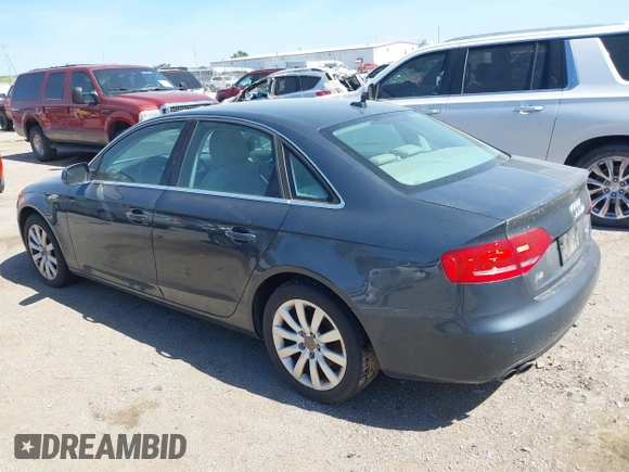 2010 Audi A4 2.0T Premium Plus with VIN WAUFFAFL6AN012493, listed as a IAAI auction lot 39621388 with 188,776 mi miles. Bid and sale history available at carsss.com. Image 3.