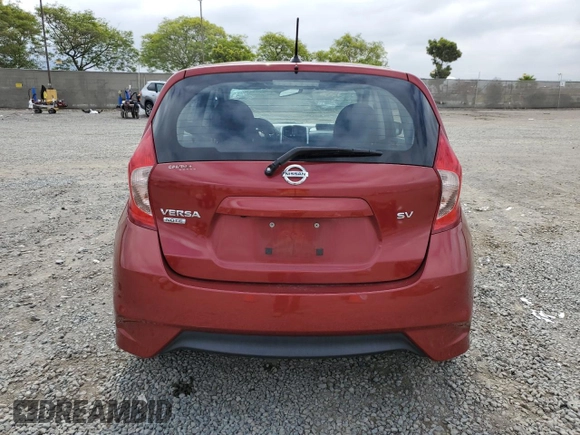 2018 Nissan Note SV with VIN 3N1CE2CP4JL368076, listed as a Copart auction lot 55945635 with 128,678 mi miles and Salvage title. Bid and sale history available at DreamBid. Image 6.