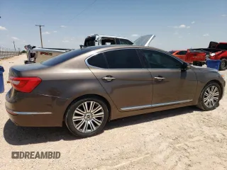 2014 Kia Cadenza Premium with VIN KNALN4D71E5151224, listed as a Copart auction lot 61832434 with 95,108 mi miles and Salvage Title. Bid and sale history available at carsss.com. Image 3.