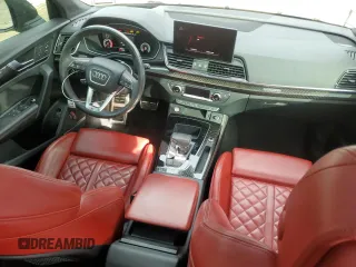 2021 Audi SQ5 Prestige with VIN WA1C4AFYXM2019373, listed as a Copart auction lot 74521224 with 54,717 mi miles and Salvage Title. Bid and sale history available at DreamBid. Image 8.