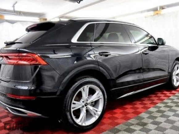 2023 Audi Q8 Premium with VIN WA1AVBF1XPD017791, listed as a Copart auction lot 87534725 with 19,373 mi miles and Clean title. Bid and sale history available at DreamBid. Image 4.