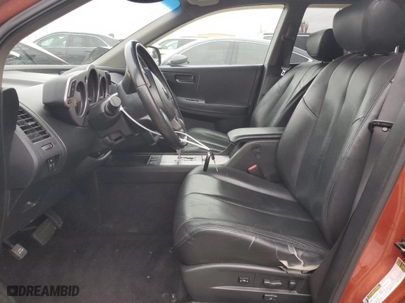 2005 Nissan Murano S with VIN JN8AZ08W95W400960, listed as a Copart auction lot 82008614 with 164,167 mi miles and Salvage Title. Bid and sale history available at carsss.com. Image 7.