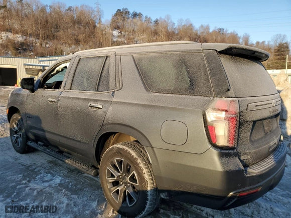 2021 Chevrolet Tahoe Z71 with VIN 1GNSKPKD9MR220340, listed as a Copart auction lot 87254004 with 0 mi miles and Salvage Title. Bid and sale history available at carsss.com. Image 2.