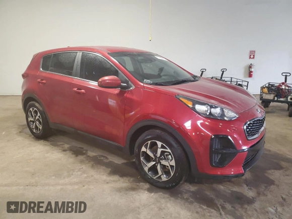 2020 Kia Sportage LX with VIN KNDPM3ACXL7725095, listed as a Copart auction lot 51102965 with 28,759 mi miles and Salvage Title. Bid and sale history available at carsss.com. Image 4.