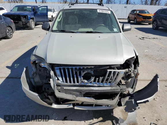 2009 Mercury Mariner с VIN 4M2CU81G59KJ12347, выставлен на аукционе Copart как лот 47087225 с пробегом 226 052 миль миль и Списание • Salvage title. История ставок и продаж доступна на DreamBid. Изображение 5.