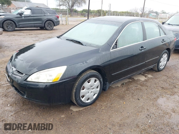 2003 Honda Accord LX with VIN 1HGCM66383A016579, listed as a IAAI auction lot 41645618 with Not provided miles and . Bid and sale history available at DreamBid. Image 2.