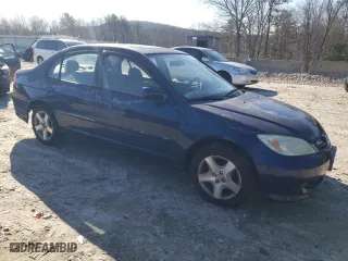 2005 Honda Civic Sdn EX with VIN 2HGES26705H567829, listed as a Copart auction lot 50823665 with 120,911 mi miles and Clean Title. Bid and sale history available at carsss.com. Image 4.