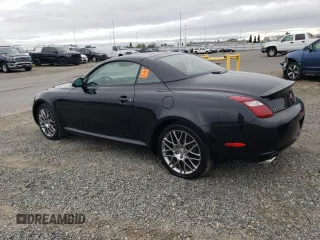 2005 Lexus SC 430 z VIN JTHFN48Y650061629, wystawiony jako Copart lot #52024015 z przebiegiem 121 450 mil mil oraz Szkoda całkowita • Salvage title. Historia ofert i sprzedaży dostępna na DreamBid. Obrazek 2.