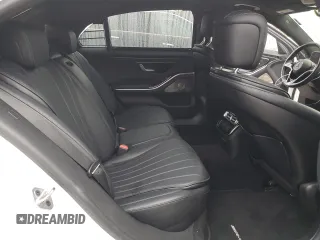 2022 Mercedes-Benz S-Class S 500 with VIN W1K6G6DB9NA166349, listed as a Copart auction lot 78237834 with 21,934 mi miles and Salvage Title. Bid and sale history available at carsss.com. Image 10.