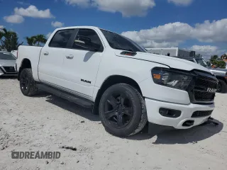 2022 Ram 1500 Lone Star with VIN 1C6RREFMXNN218114, listed as a Copart auction lot 56497865 with Not provided miles and Salvage title. Bid and sale history available at DreamBid. Image 4.