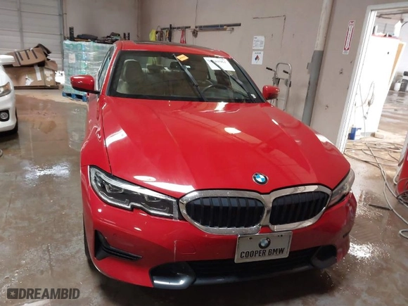2020 BMW 3 Series 330i xDrive with VIN WBA5R7C02LFH53563, listed as a IAAI auction lot 41601961 with 59,738 mi miles. Bid and sale history available at carsss.com. Image 12.