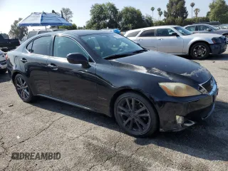 2008 Lexus IS 250 with VIN JTHBK262182063274, listed as a Copart auction lot 63342325 with 156,037 mi miles and Salvage title. Bid and sale history available at DreamBid. Image 4.
