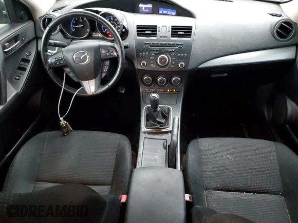 2013 Mazda 3 i Touring with VIN JM1BL1L73D1761247, listed as a Copart auction lot 62831295 with 142,184 mi miles and Salvage title. Bid and sale history available at DreamBid. Image 8.