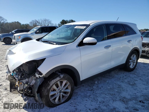 2020 Kia Sorento LX with VIN 5XYPG4A3XLG711889, listed as a Copart auction lot 49222015 with 23,435 mi miles and Salvage Title. Bid and sale history available at carsss.com. Image 1.