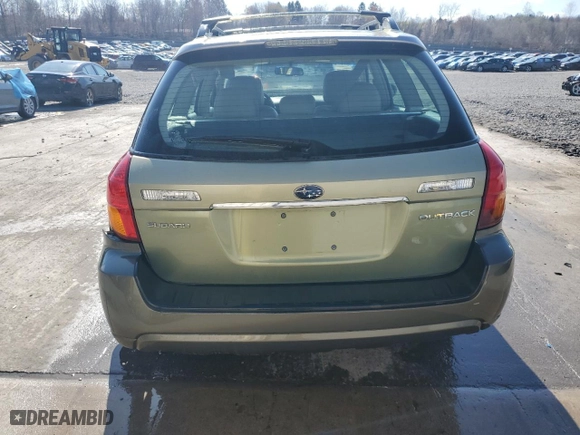 2006 Subaru Legacy Wagon Outback 2.5i Ltd with VIN 4S4BP62C467350130, listed as a Copart auction lot 53453025 with 153,107 mi miles and Salvage Title. Bid and sale history available at carsss.com. Image 6.