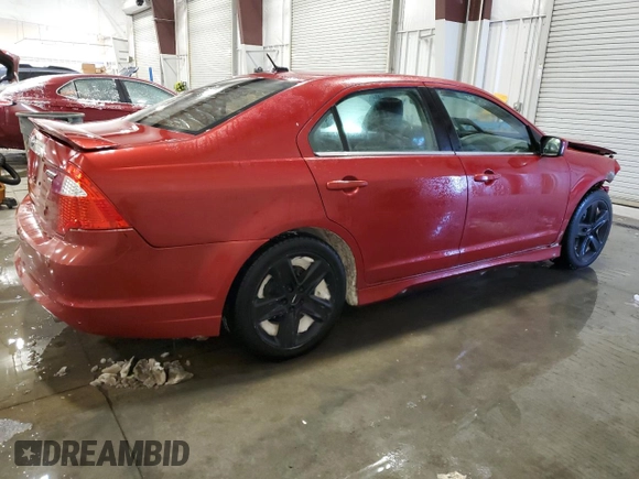 2010 Ford Fusion SPORT with VIN 3FAHP0DC0AR100299, listed as a Copart auction lot 44849465 with 194,060 mi miles and Salvage Title. Bid and sale history available at carsss.com. Image 3.
